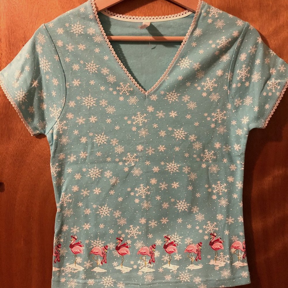 Vintage 90’s Backstock Nick & Nora Sleepwear Top